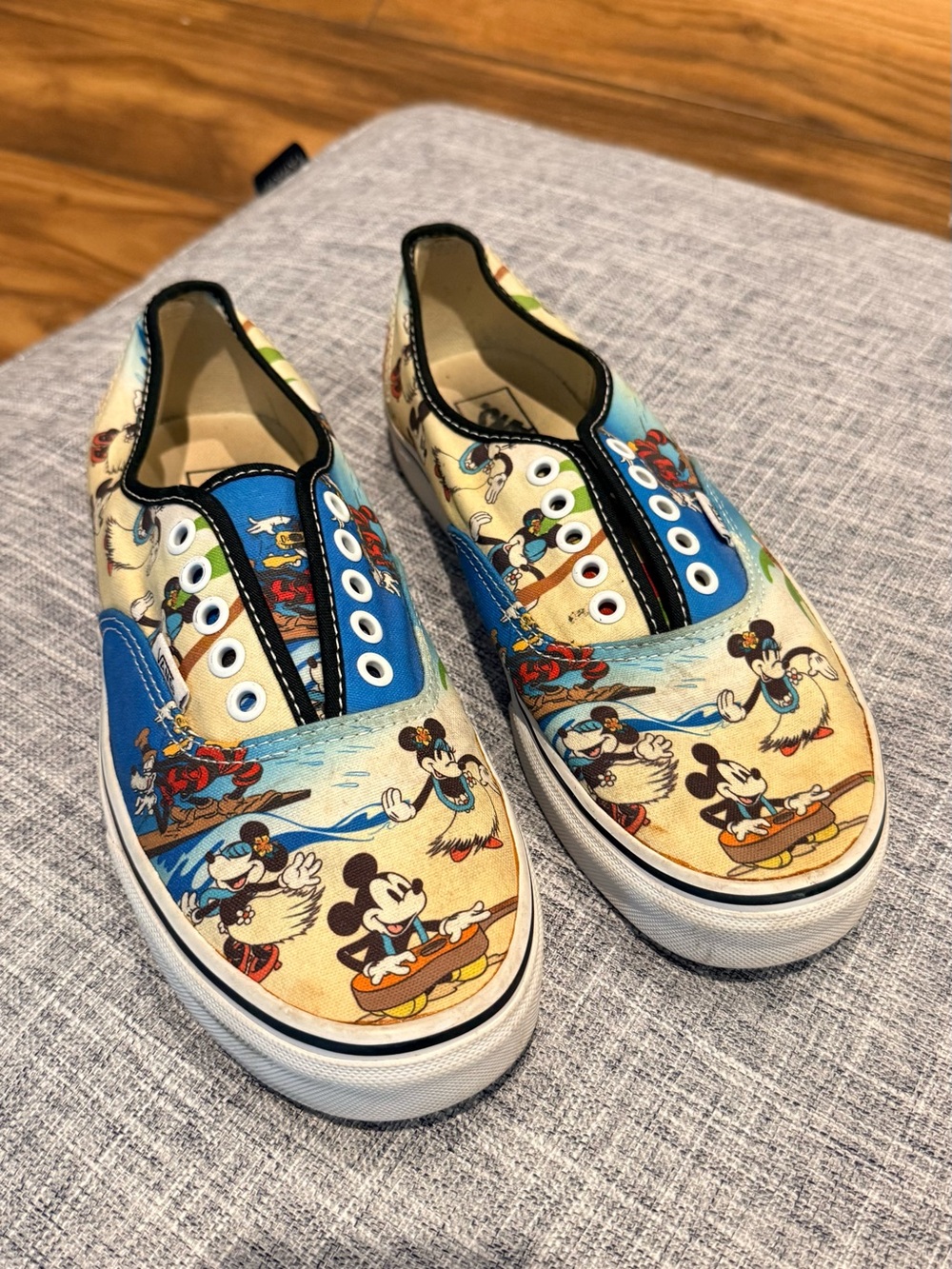 VANS Disney Mickey & Minnie Mouse tropical design Shoes
